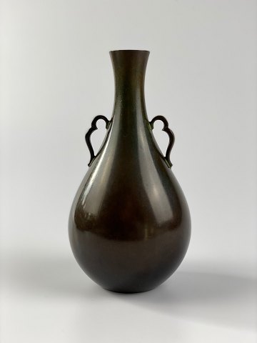Just Andersen bronze vase, 1. halvdel af det 20. århundrede