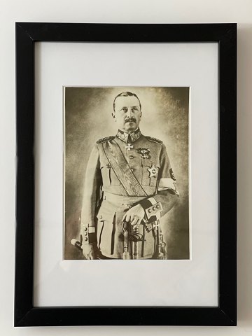 Originalt, vintage foto, gelatine silver, fra 1939 af den finske marskal / general Carl Gustaf Emil Mannerheim