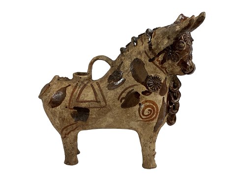 Peruviansk Pucara tyr af keramik. Peru i midten af det 20. århundrede