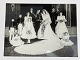 Originalt officielt bryllupsfoto (pressefoto) fra prinsesse Dianas og kronprins Charles