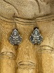 Par Buddha øreringe i sterling sølv fra Thailand (Siam), ca. 1930'erne.