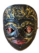 Indonesisk Wayang Topeng teater-maske / danse-maske fra Java eller Bali, senere del af det 20. århundrede.